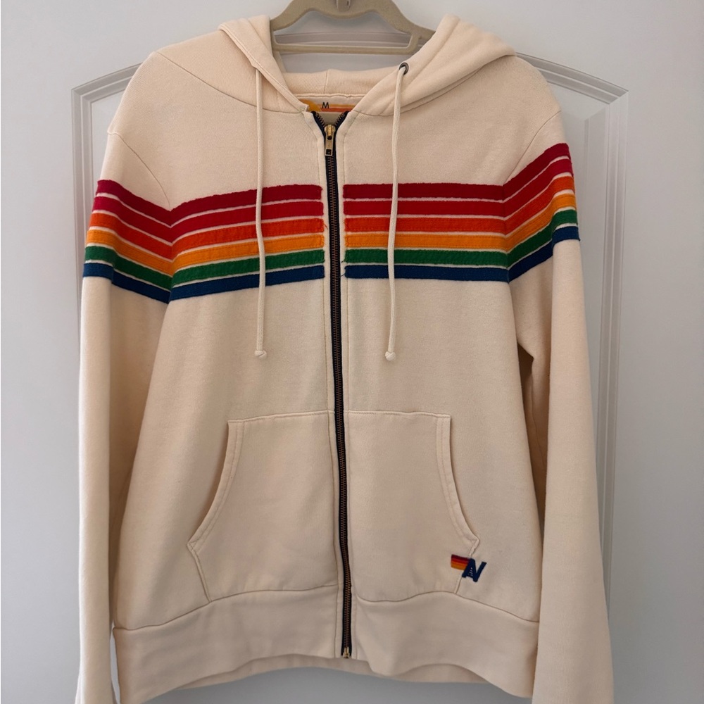 Aviator Nation Retro Hoodie 6 stripe